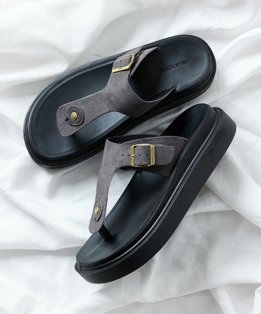 FREAK'S STORE Faux suede thong Sandal 仿麂皮人字拖涼鞋
