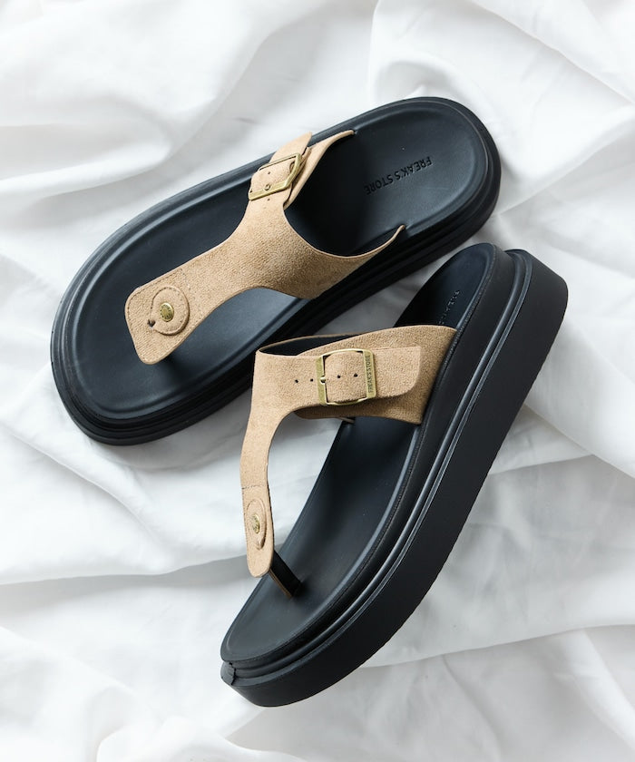 FREAK'S STORE Faux suede thong Sandal 仿麂皮人字拖涼鞋