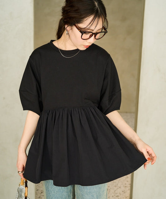 FREAK'S STORE 限定 燈籠袖層次短袖上衣