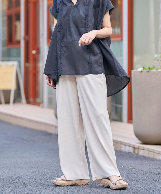 FREAK'S STORE 限定 寬鬆羅紋休閒長褲