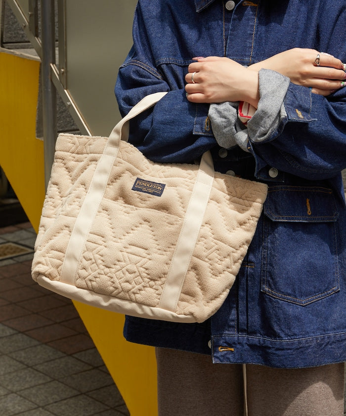 特價 PENDLETON FLEECE QLT 絎縫托特包