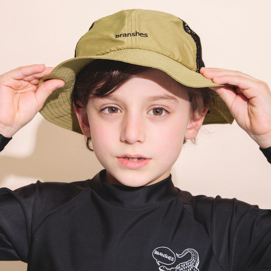 branshes 漁夫帽 側網遮陽帽