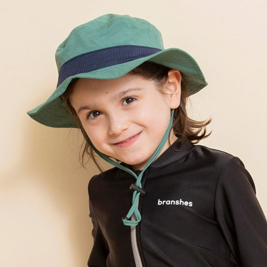 branshes Hat with frozen mesh neck cover 涼感遮陽帽