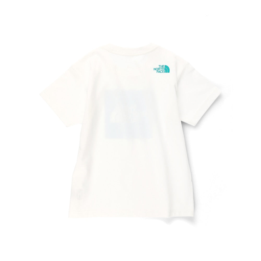 THE NORTH FACE童裝 短袖小方logoT上衣