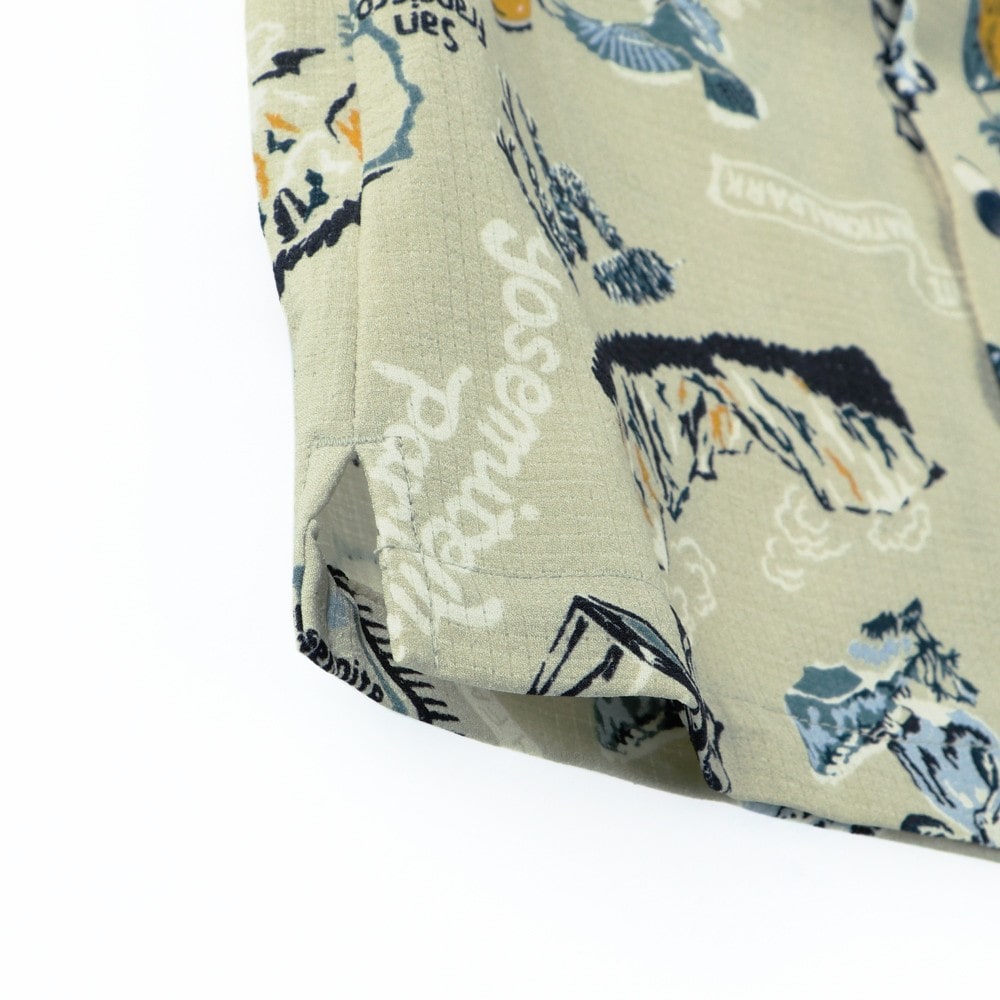 THE NORTH FACE 童裝 短袖夏威夷風透氣襯衫 NRJ22339