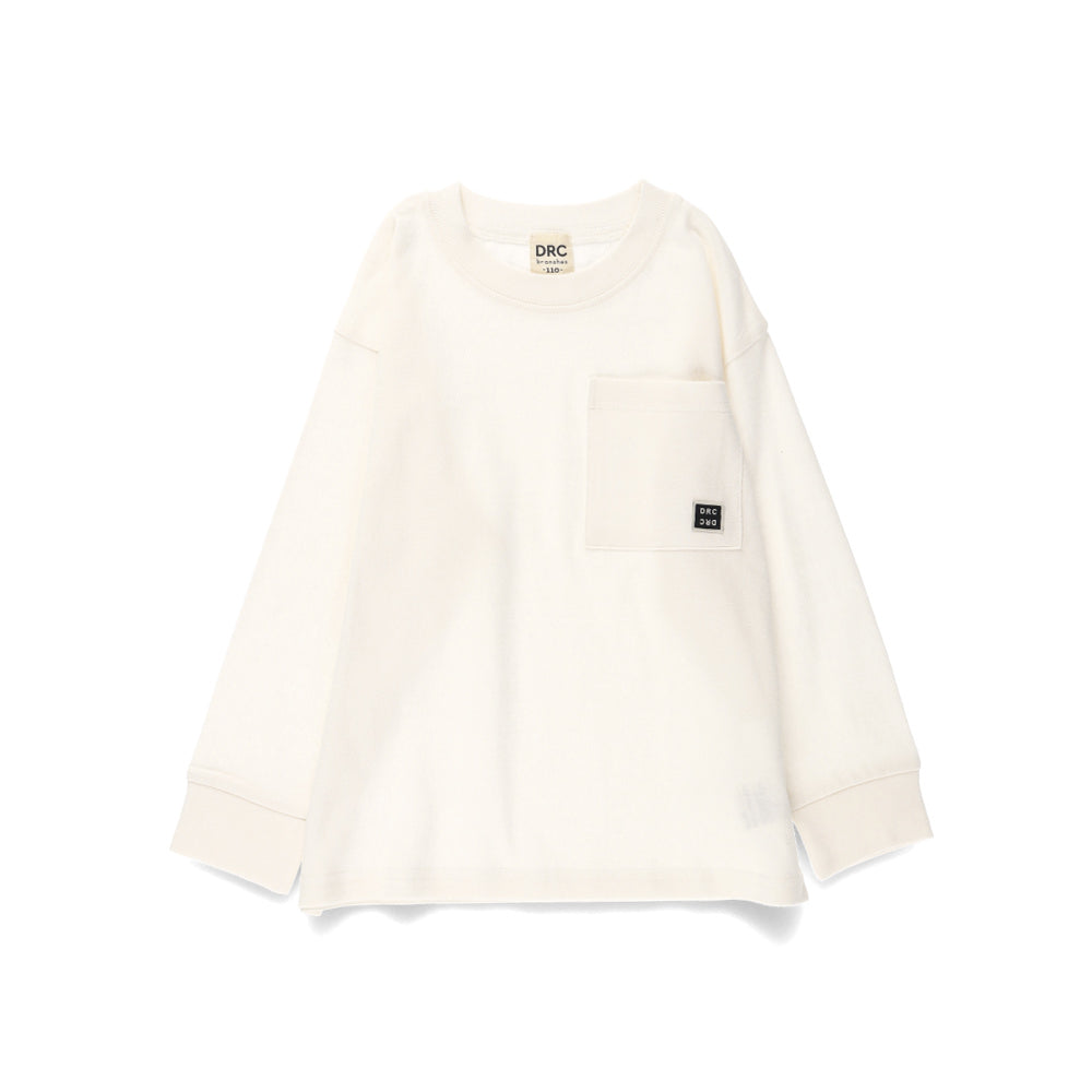 DRCbranshes 100%純棉 口袋長袖T