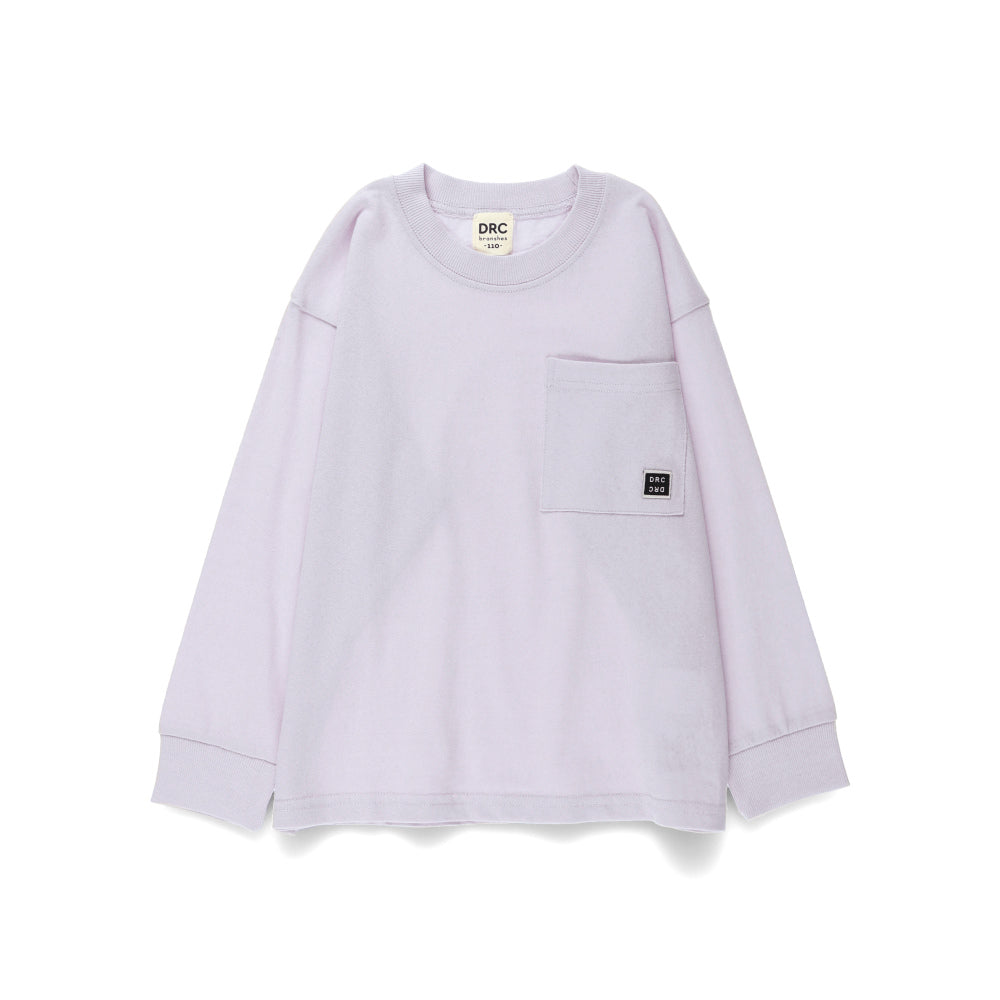DRCbranshes 100%純棉 口袋長袖T