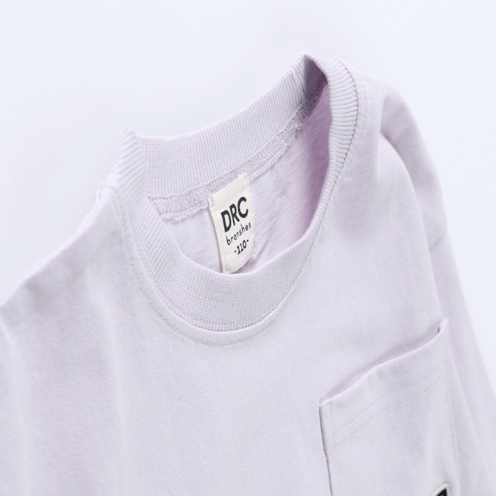 DRCbranshes 100%純棉 口袋長袖T