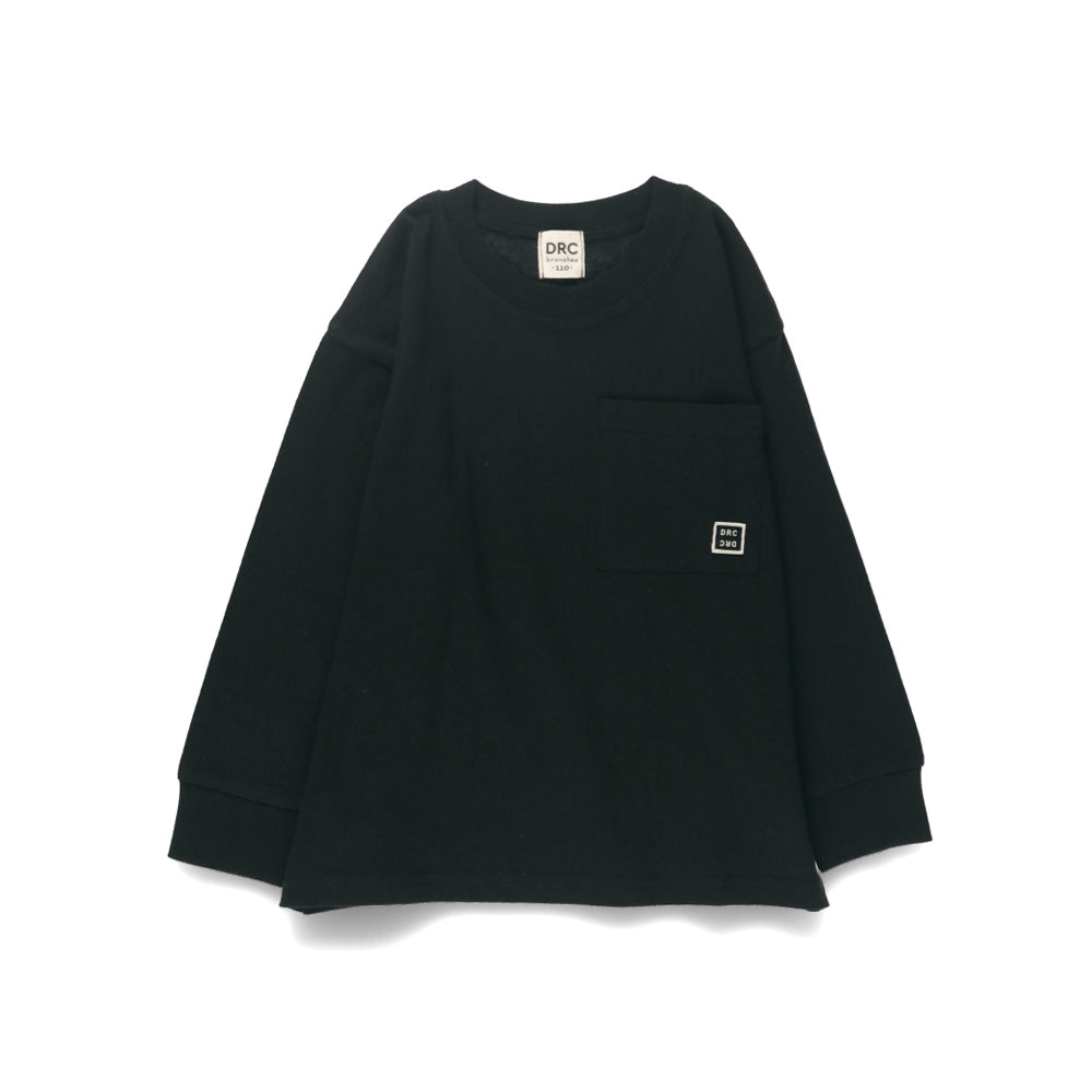 DRCbranshes 100%純棉 口袋長袖T