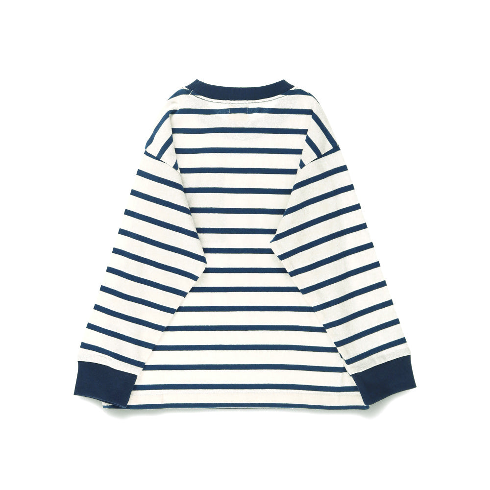 DRCbranshes 100%純棉 口袋長袖T