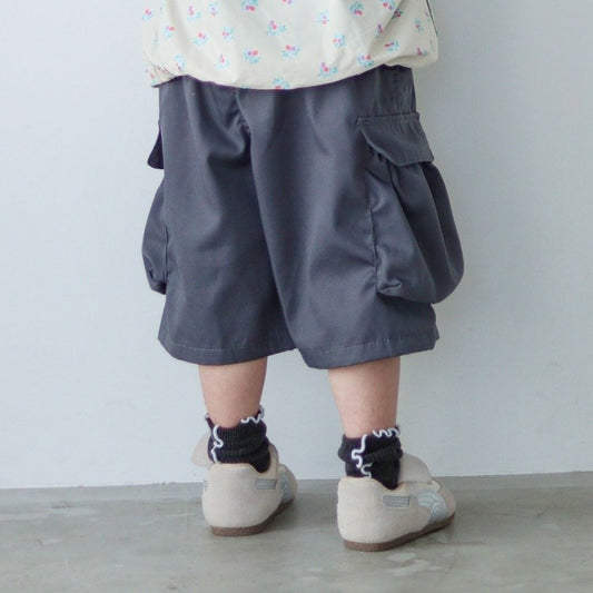 aBity select. Ribbon Cargo Bermuda Pants 工裝短褲