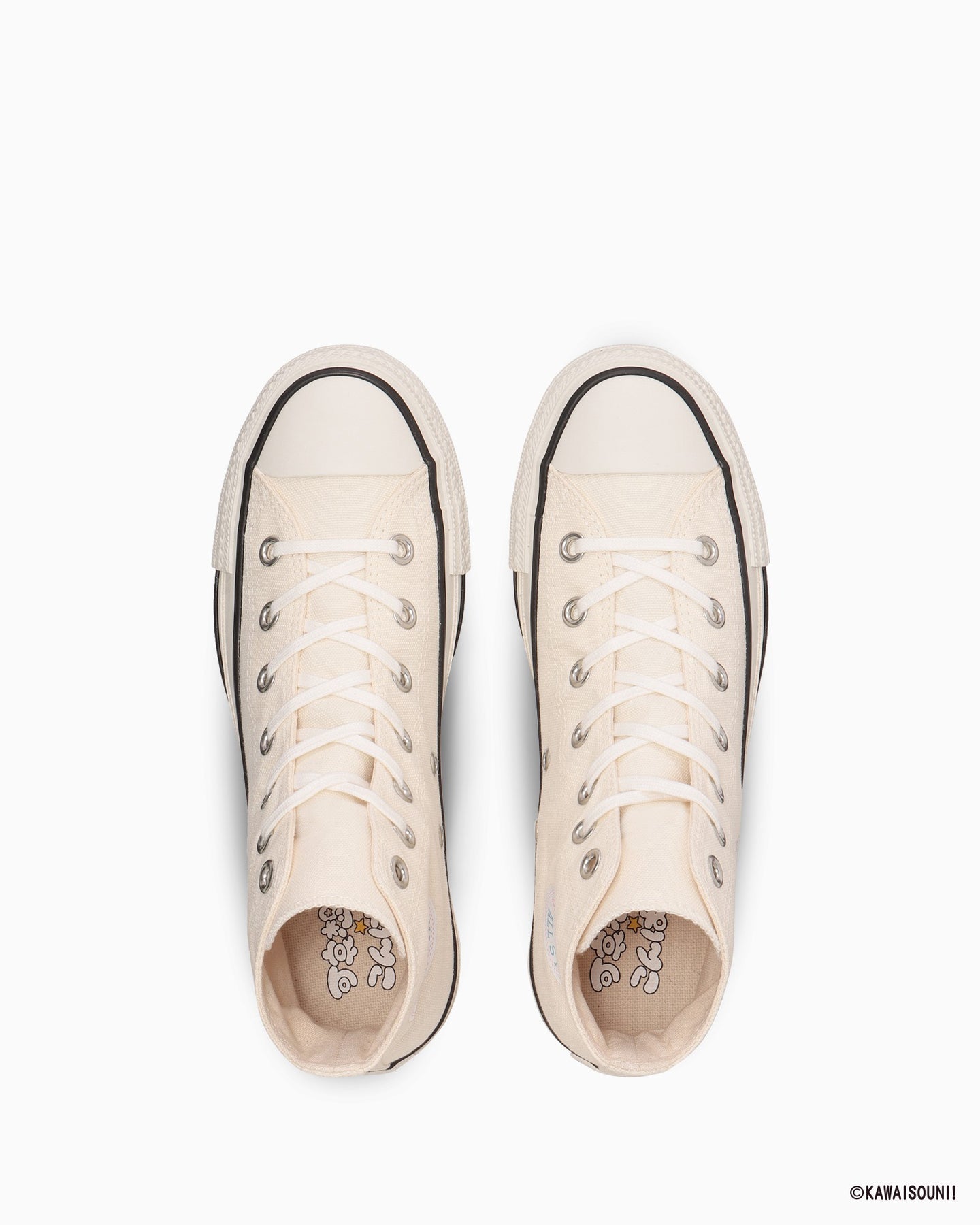 日本限定 CONVERSE X KAWAISOUNI! ALL STAR KM HI 聯名高筒帆布鞋