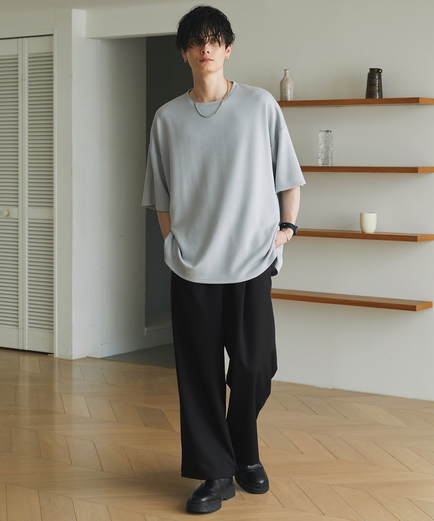 THE CRAFT CREW PRODUCTS TR 彈性打摺西裝褲