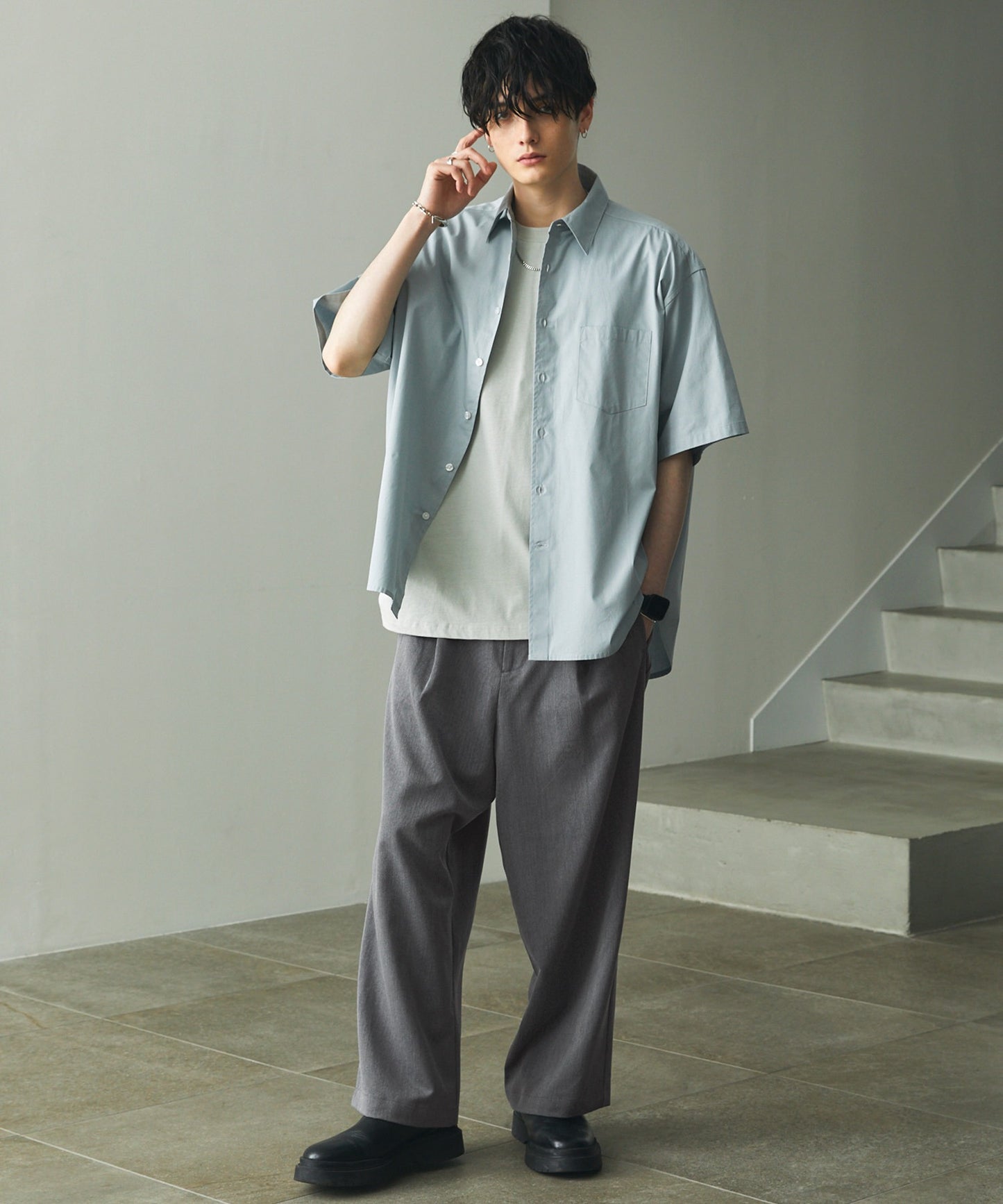 THE CRAFT CREW PRODUCTS TR 彈性打摺西裝褲