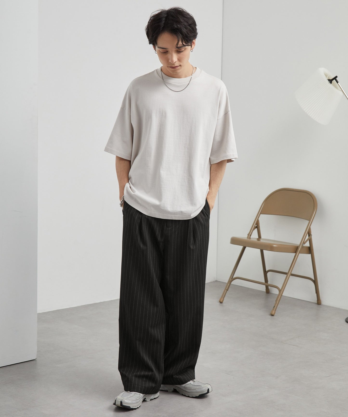 THE CRAFT CREW PRODUCTS TR 彈性打摺西裝褲
