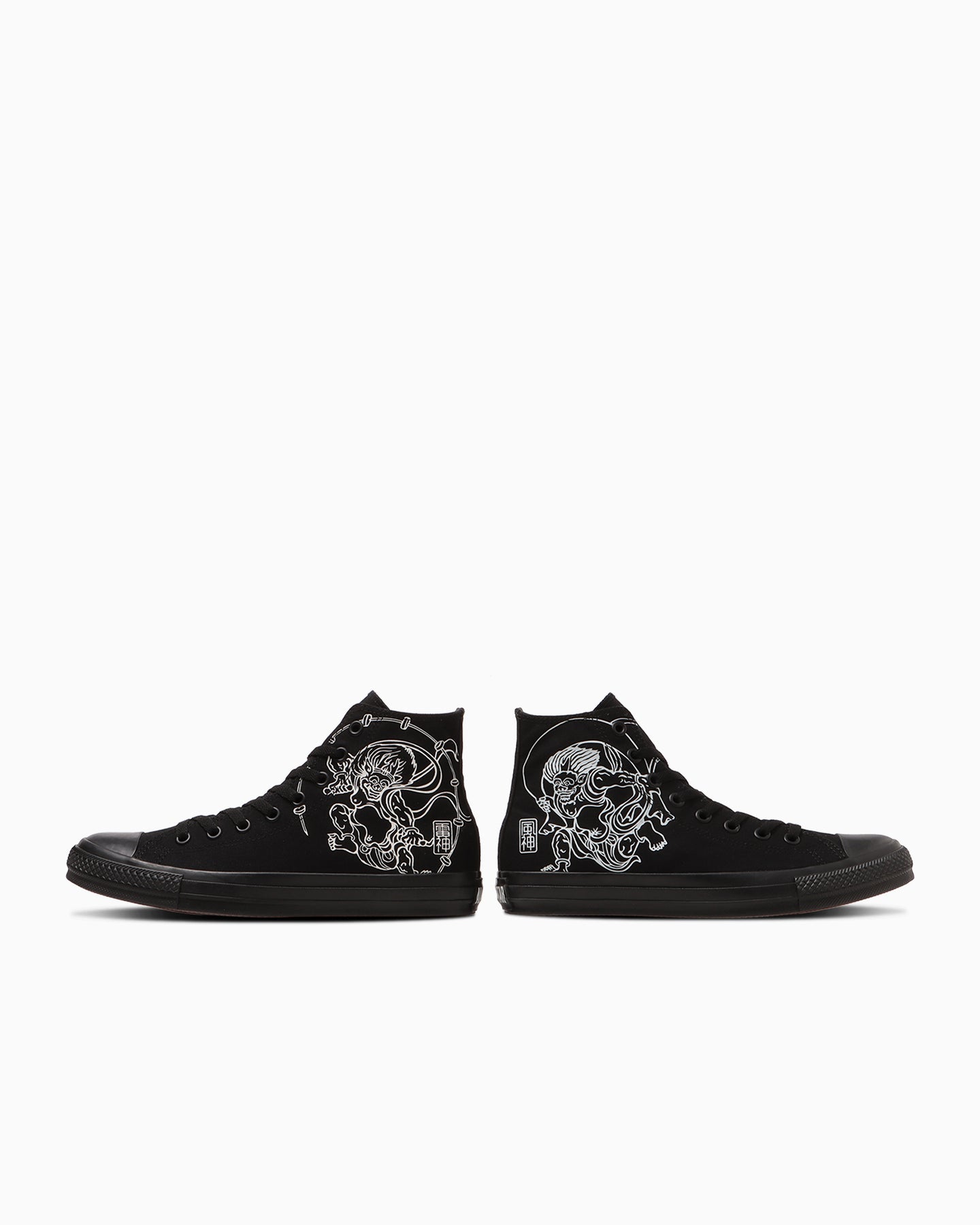 日本限定 CONVERSE ALL STAR FUJINRAIJIN HI 限定設計高筒帆布鞋