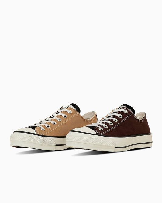 日本限定 CONVERSE CANVAS ALL STAR J OX 棕色低筒帆布鞋