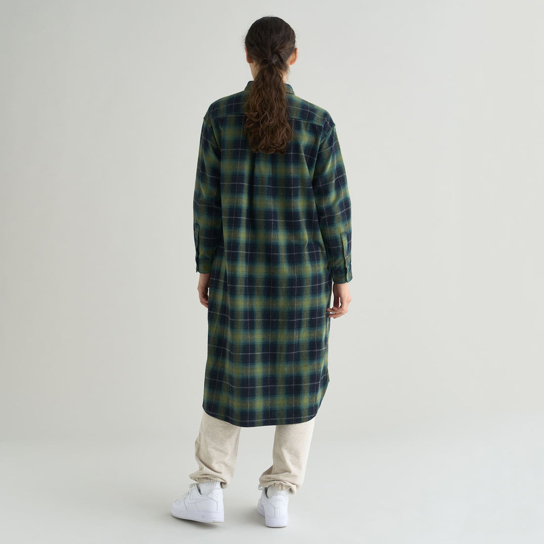 特價 NANGA FADE PLAID 格紋露營風襯衫洋裝