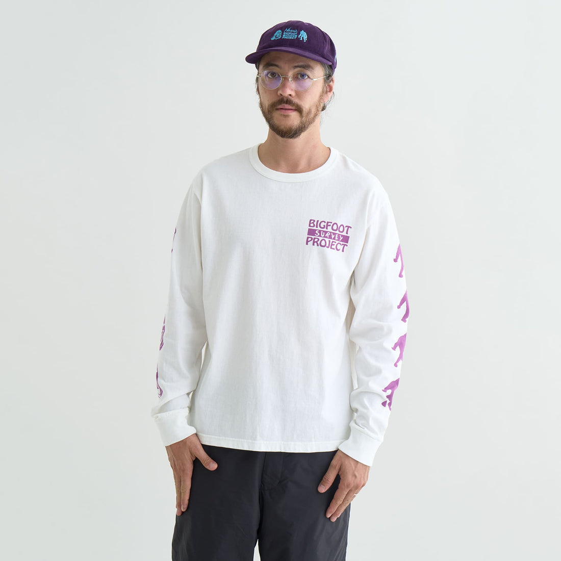NANGA × TACOMA FUJI RECORDS Bigfoot Survey Project Logo 燈芯絨棒球帽