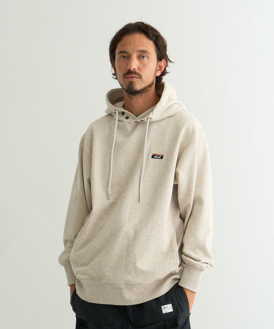 NANGA ECO HYBRID 迷你 Box Logo 刺繡連帽大學T