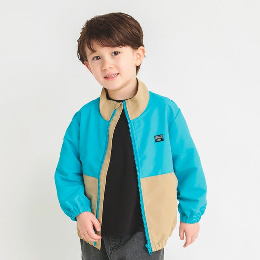 branshes 拼色風衣