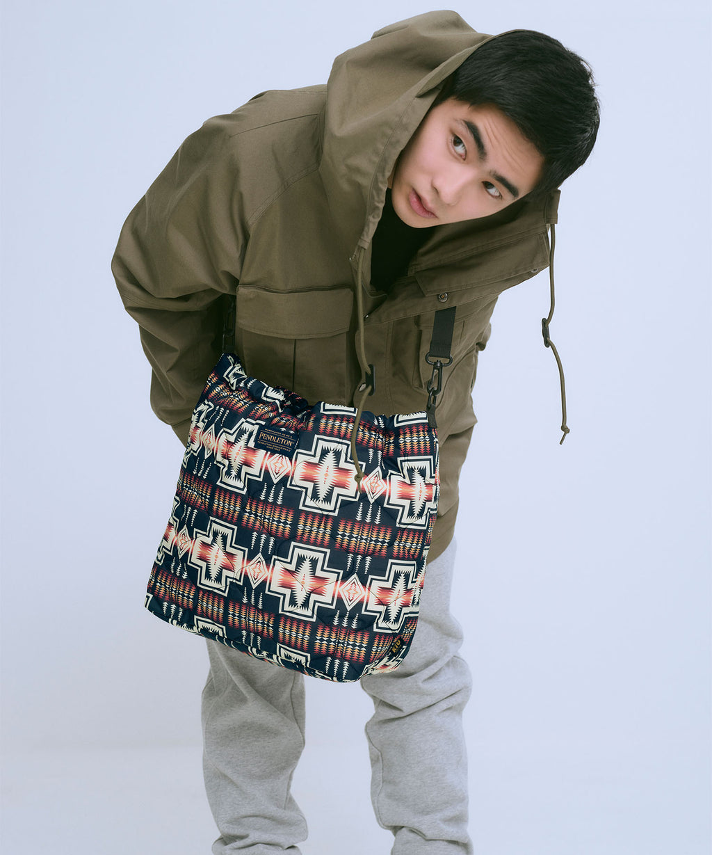 KiU x PENDLETON® 限定 絎縫兩用手提包 K482