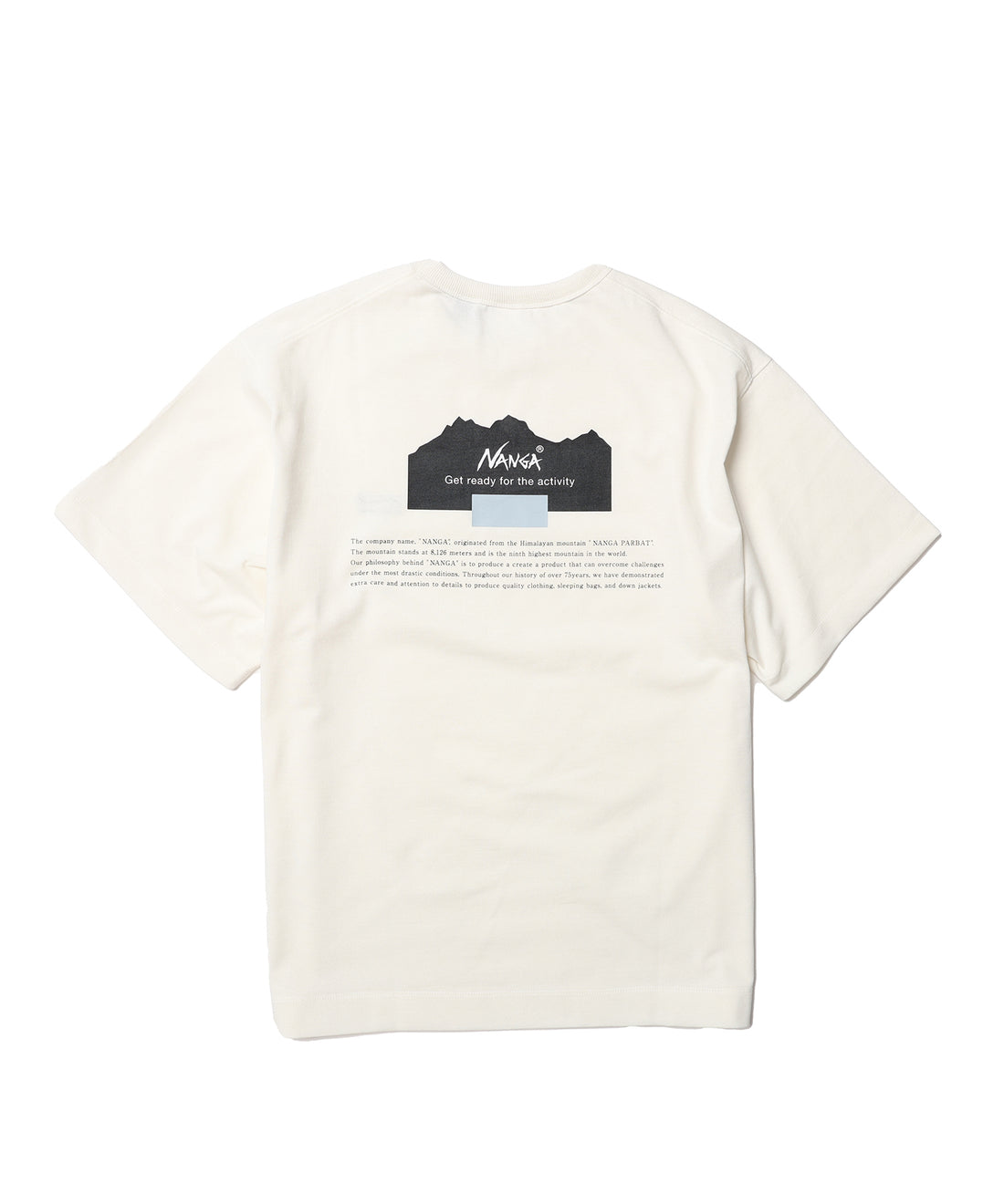 NANGA ECO HYBRID GET READY TEE 刺繡LOGO短袖T恤