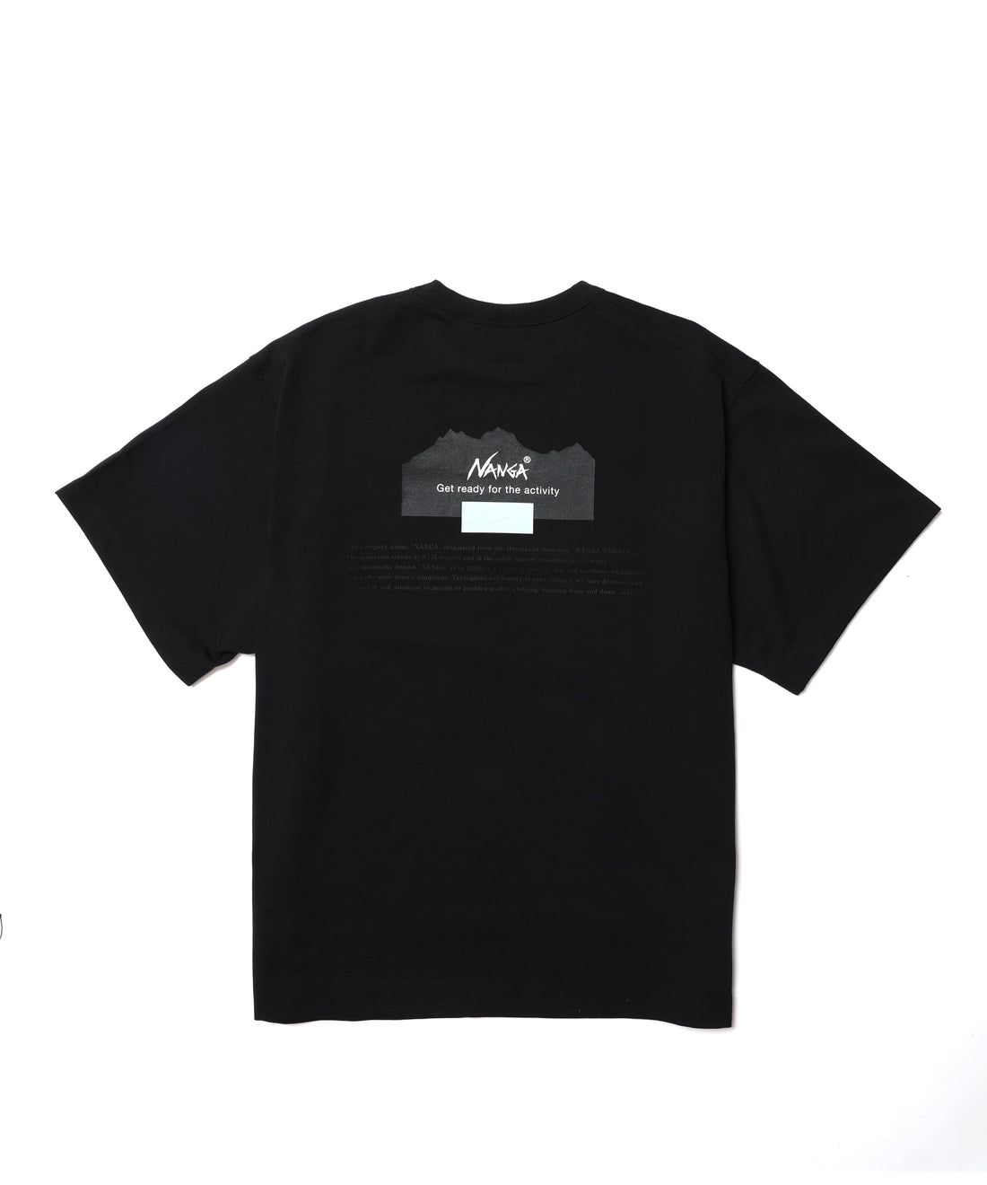 NANGA ECO HYBRID GET READY TEE 刺繡LOGO短袖T恤