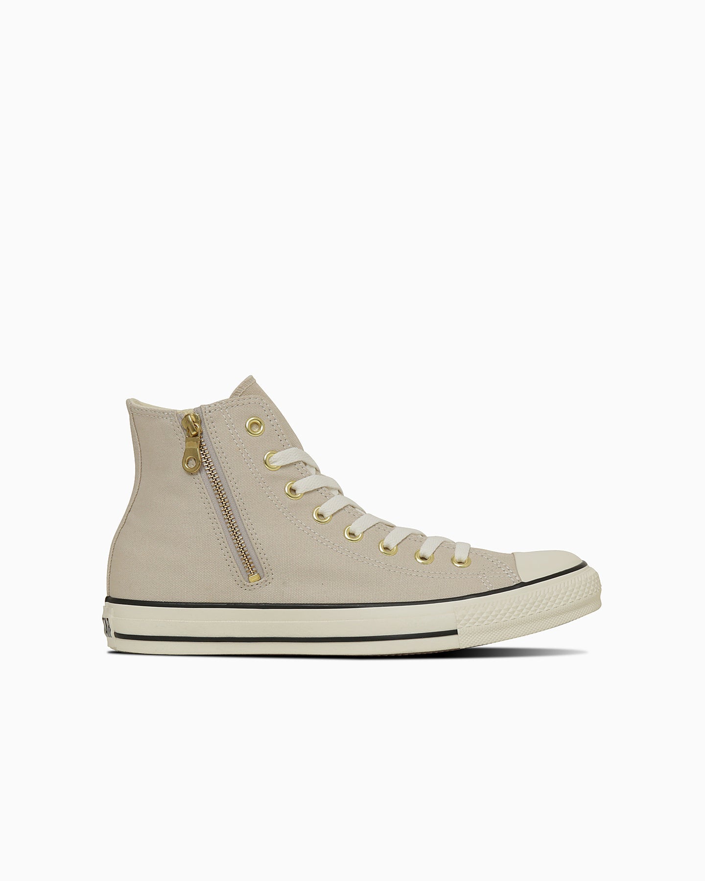 日本限定 CONVERSE ALL STAR GOLDZIP HI 金色拉鍊高筒帆布鞋