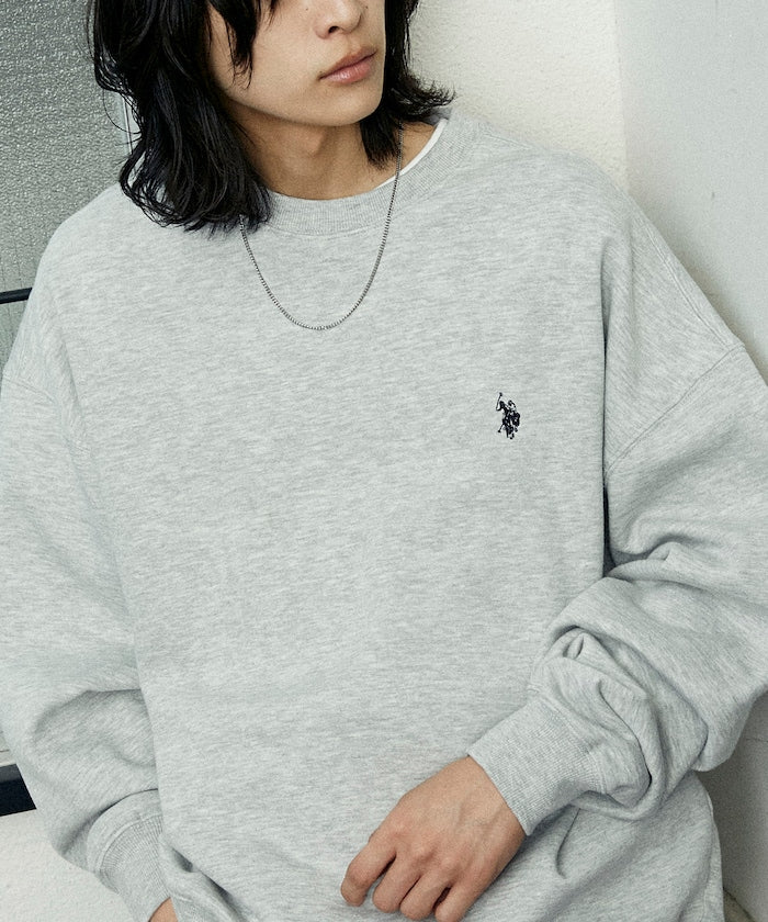 U.S. POLO ASSN. CREW NECK SWEAT 長袖圓領運動大學T【預約商品 | 2025/09下旬出貨】