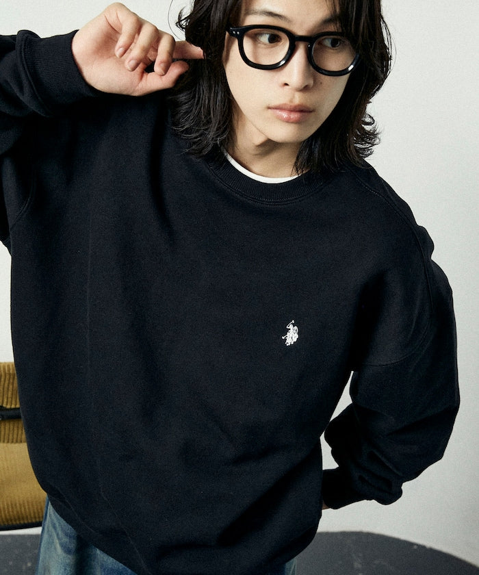 U.S. POLO ASSN. CREW NECK SWEAT 長袖圓領運動大學T【預約商品 | 2025/09下旬出貨】