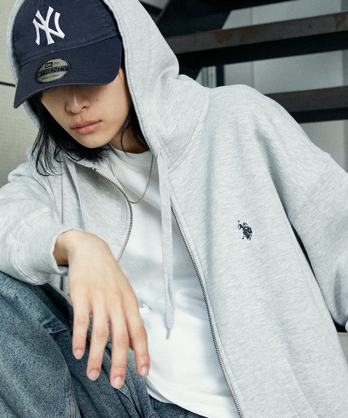 U.S. POLO ASSN. FULL ZIP HOODIE 拉鍊連帽外套【預約商品 | 2025/09下旬出貨】