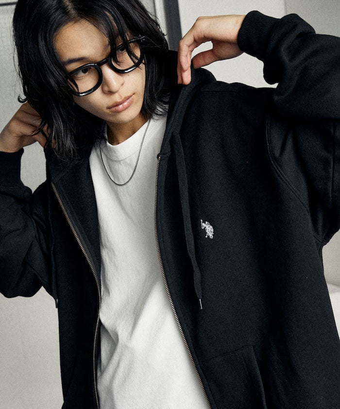 U.S. POLO ASSN. FULL ZIP HOODIE 拉鍊連帽外套【預約商品 | 2025/09下旬出貨】