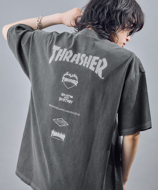 PUBLUX x THRASHER LOGO TEE 限定印花短袖T恤