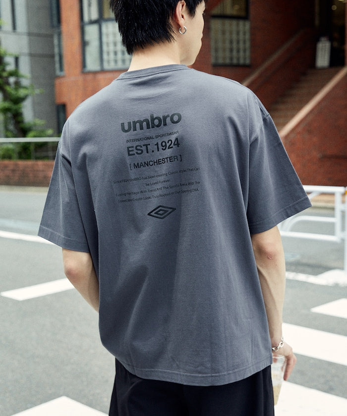 PUBLUX x UMBRO back print crew neck T-shirt 聯名限定印花短袖 T 恤