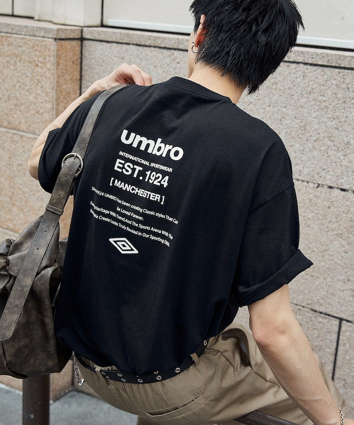 PUBLUX x UMBRO back print crew neck T-shirt 聯名限定印花短袖 T 恤