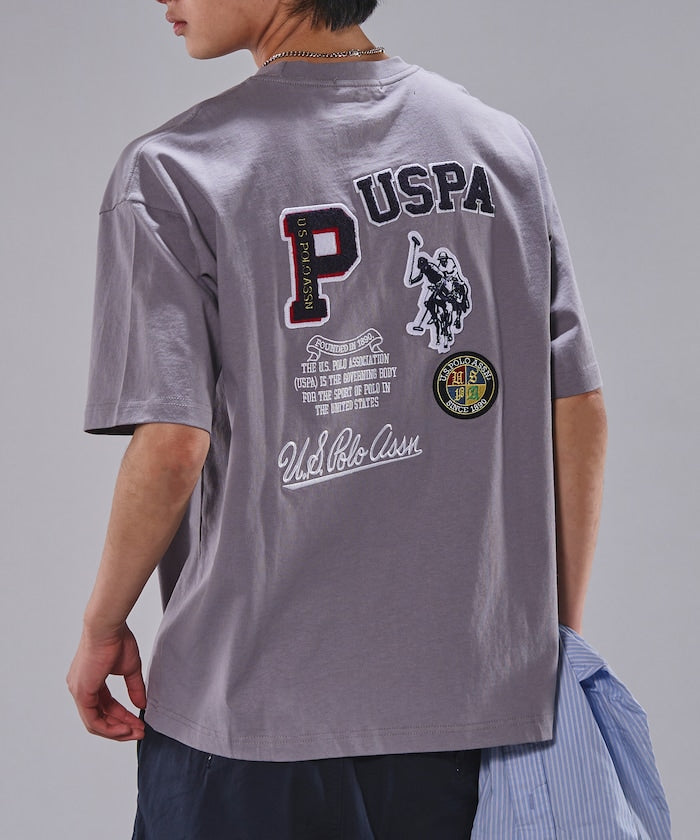 U.S. POLO ASSN. Special order patch logo embroidered T-shirt 限定標誌刺繡短袖T恤