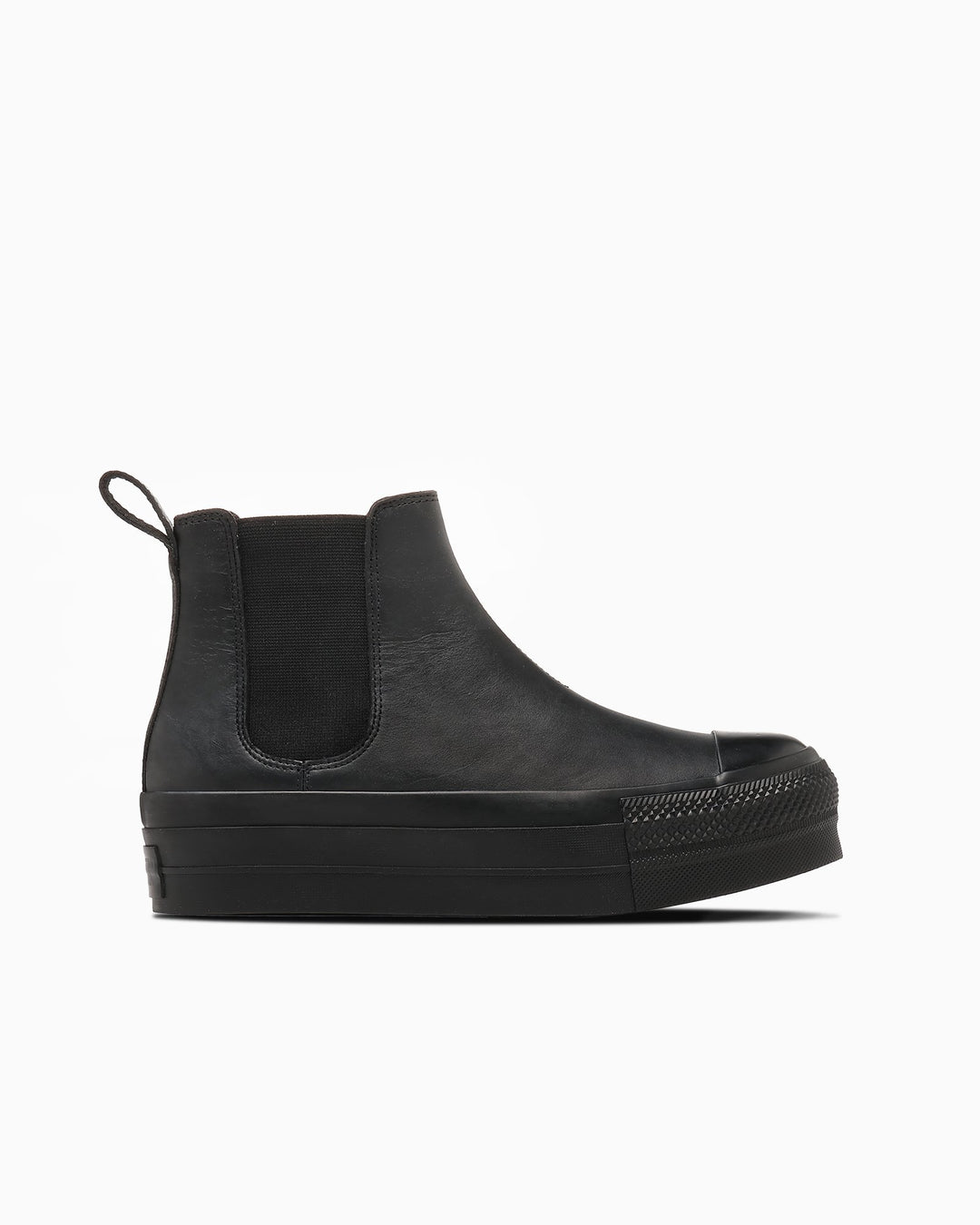 日本限定 CONVERSE LEATHER ALL STAR Ⓡ LIFTED SIDEGORE HI 厚底側鬆緊皮革高筒鞋