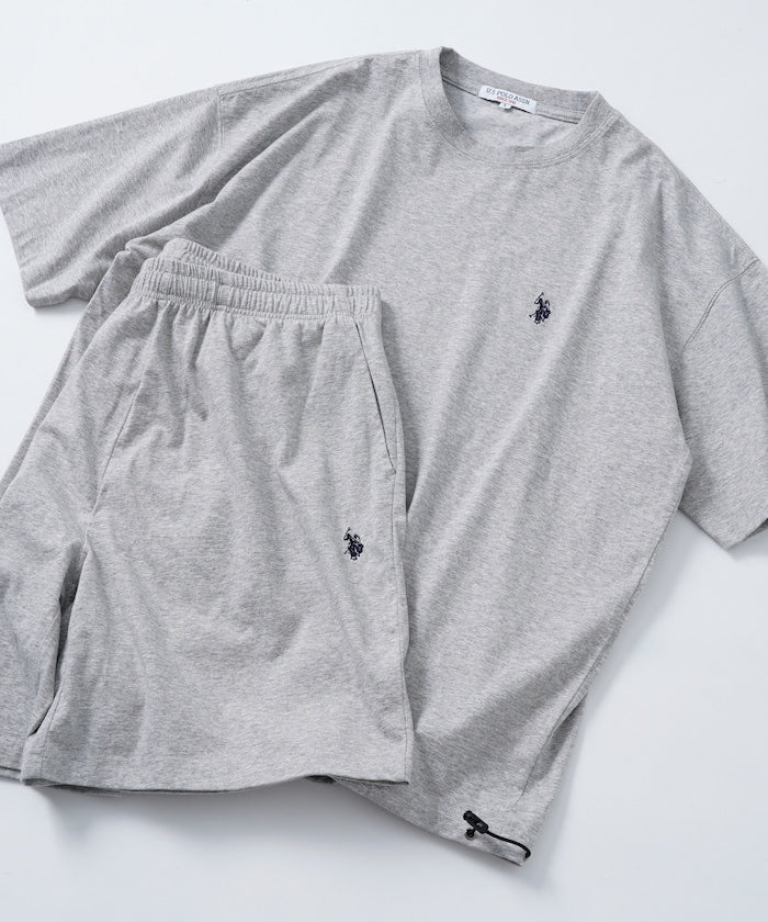 U.S. POLO ASSN. x PUBLUX one-point embroidery cool-to-the-touch Setup 短袖休閒套裝