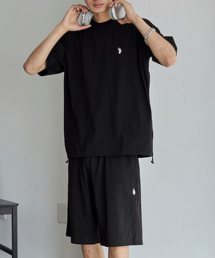 U.S. POLO ASSN. x PUBLUX one-point embroidery cool-to-the-touch Setup 短袖休閒套裝