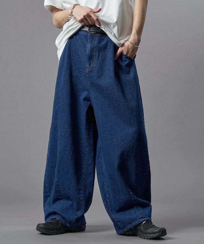 限定款 PUBLUX 打褶斜紋休閒長褲