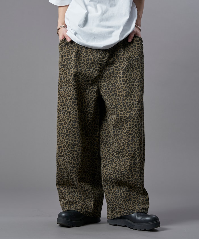 限定款 PUBLUX 打褶斜紋休閒長褲