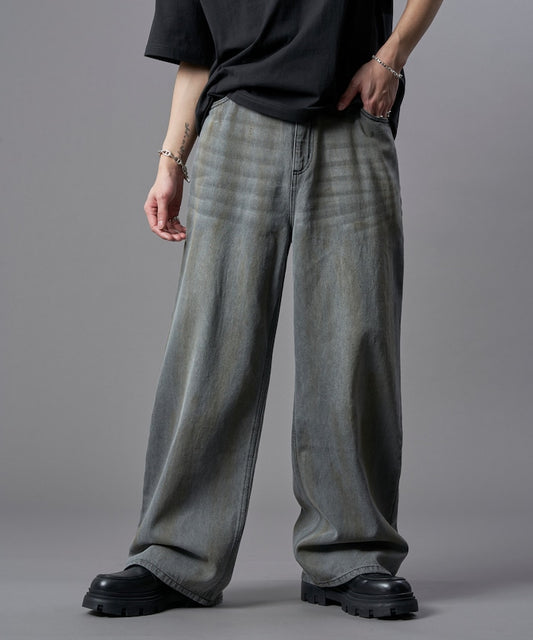 PUBLUX Processed Denim pants 刷色牛仔褲