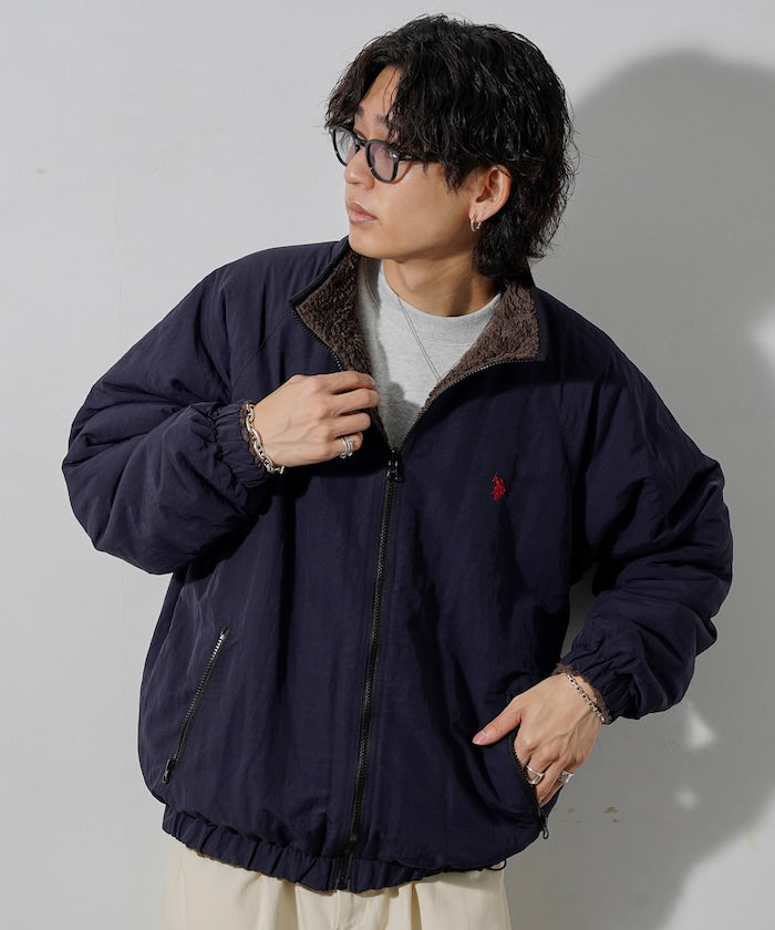 U.S. POLO ASSN. X PUBLUX 獨家設計雙面穿尼龍裡毛夾克外套