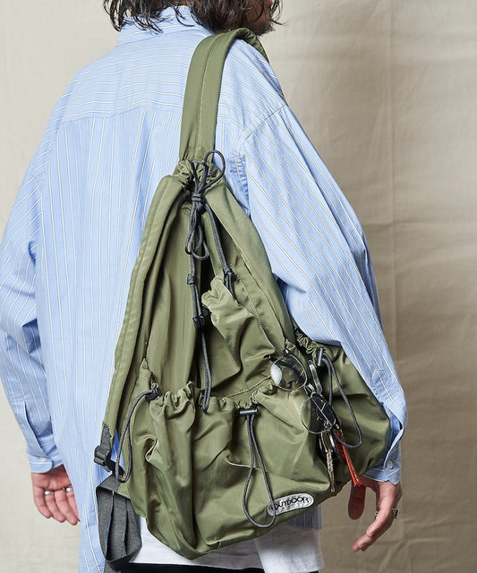 OUTDOOR PRODUCTS 限定尼龍束口包