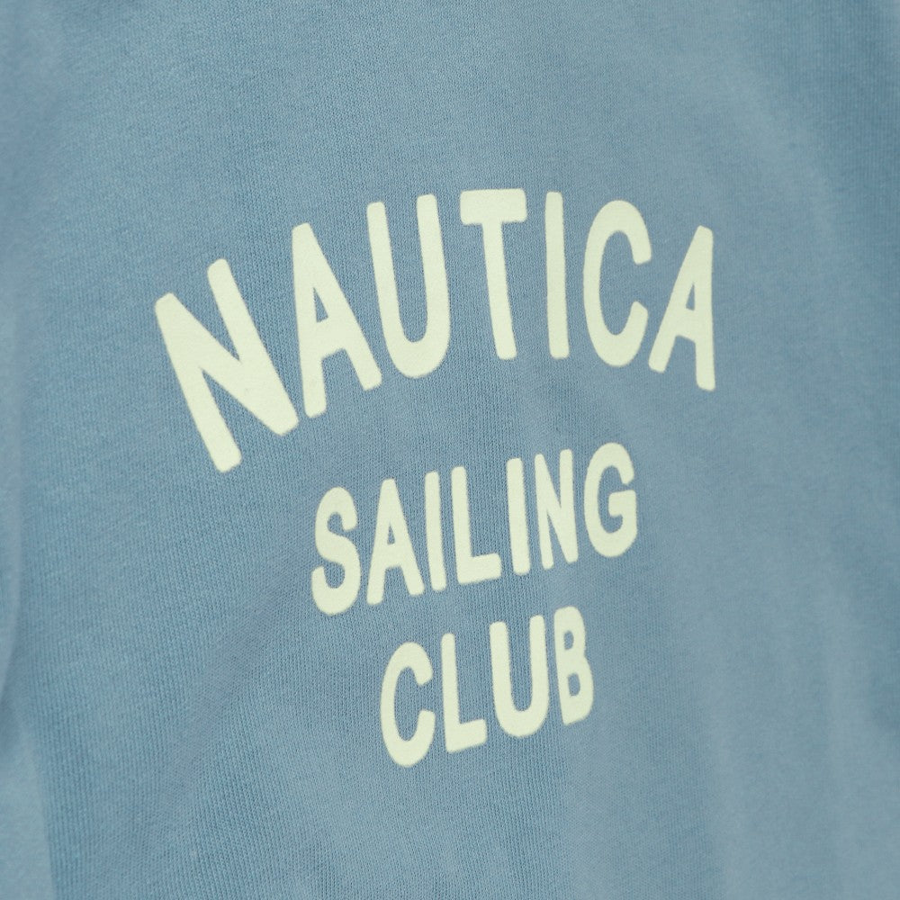 NAUTICA童裝 植絨logo短袖T上衣