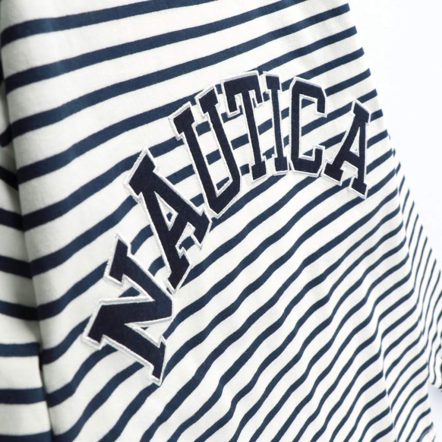 NAUTICA 童裝 Logo刺繡 長袖T恤上衣 25SS
