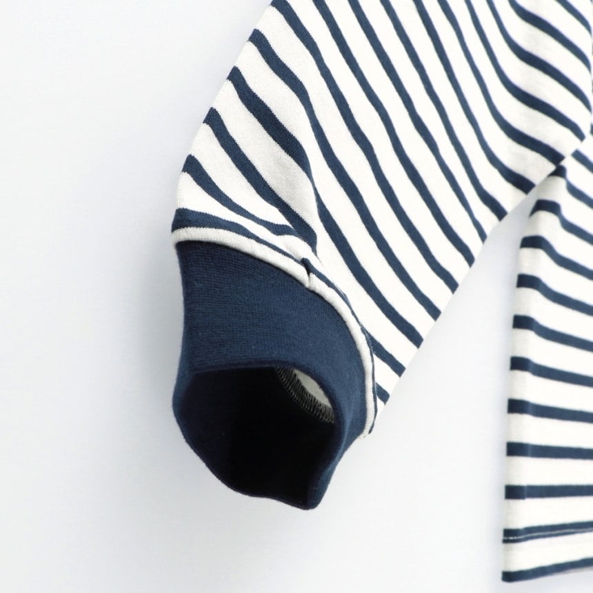 NAUTICA 童裝 Logo刺繡 長袖T恤上衣 25SS