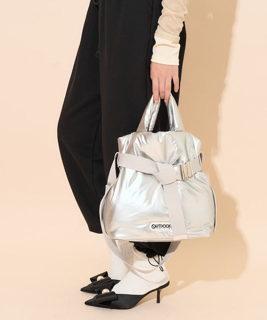 OUTDOOR PRODUCTS 限定 背帶造型束口單肩包 S