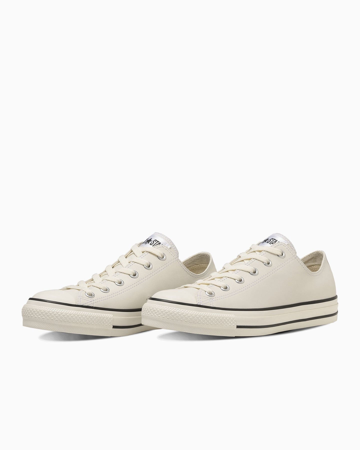 日本限定 CONVERSE LEATHER ALL STAR Ⓡ OX 皮革低筒帆布鞋